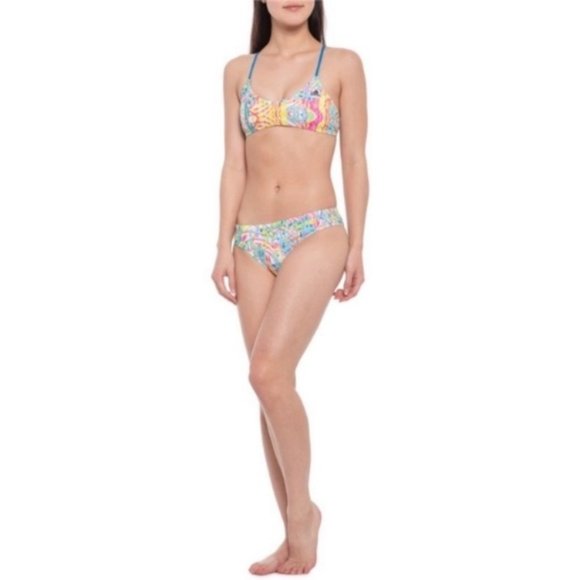 ADIDAS 2 pc Swimsuit - Size 10 - Picture 1 of 9